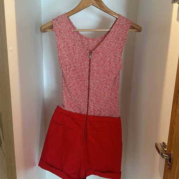 Alice + Olivia cotton short and knit tank jumper, one piece with back zip - Picture 2 of 4